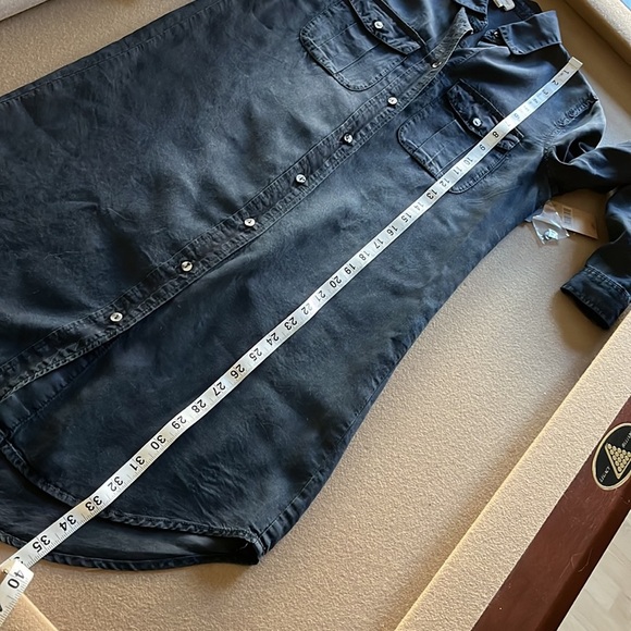 CREMIEUX Jay ShirtDress Denim Dark Indigo- Size XS - Picture 10 of 11